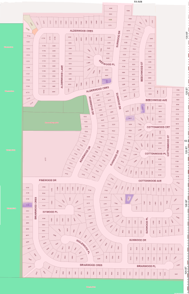 Sunshine Woods Map